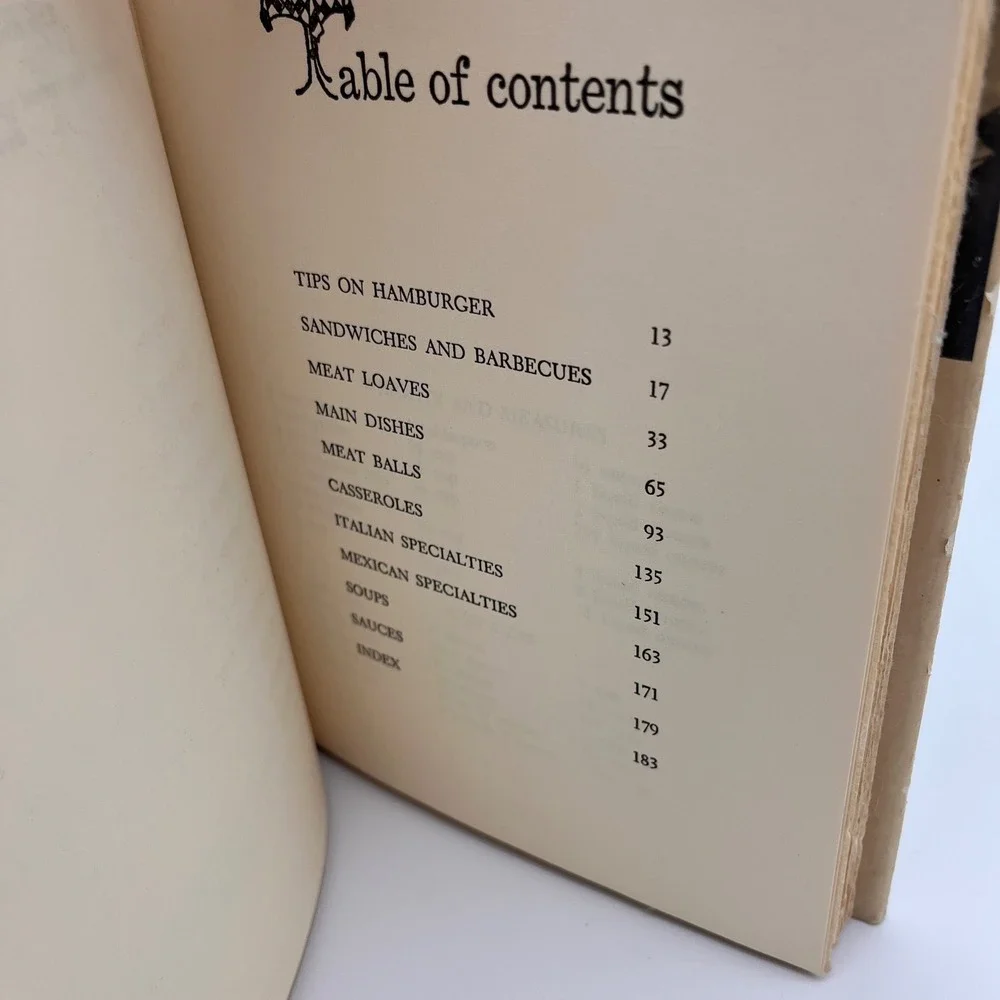 365 Ways to Cook Hamburger Doyne Nickerson Vintage 1960 Hardcover Cookbook